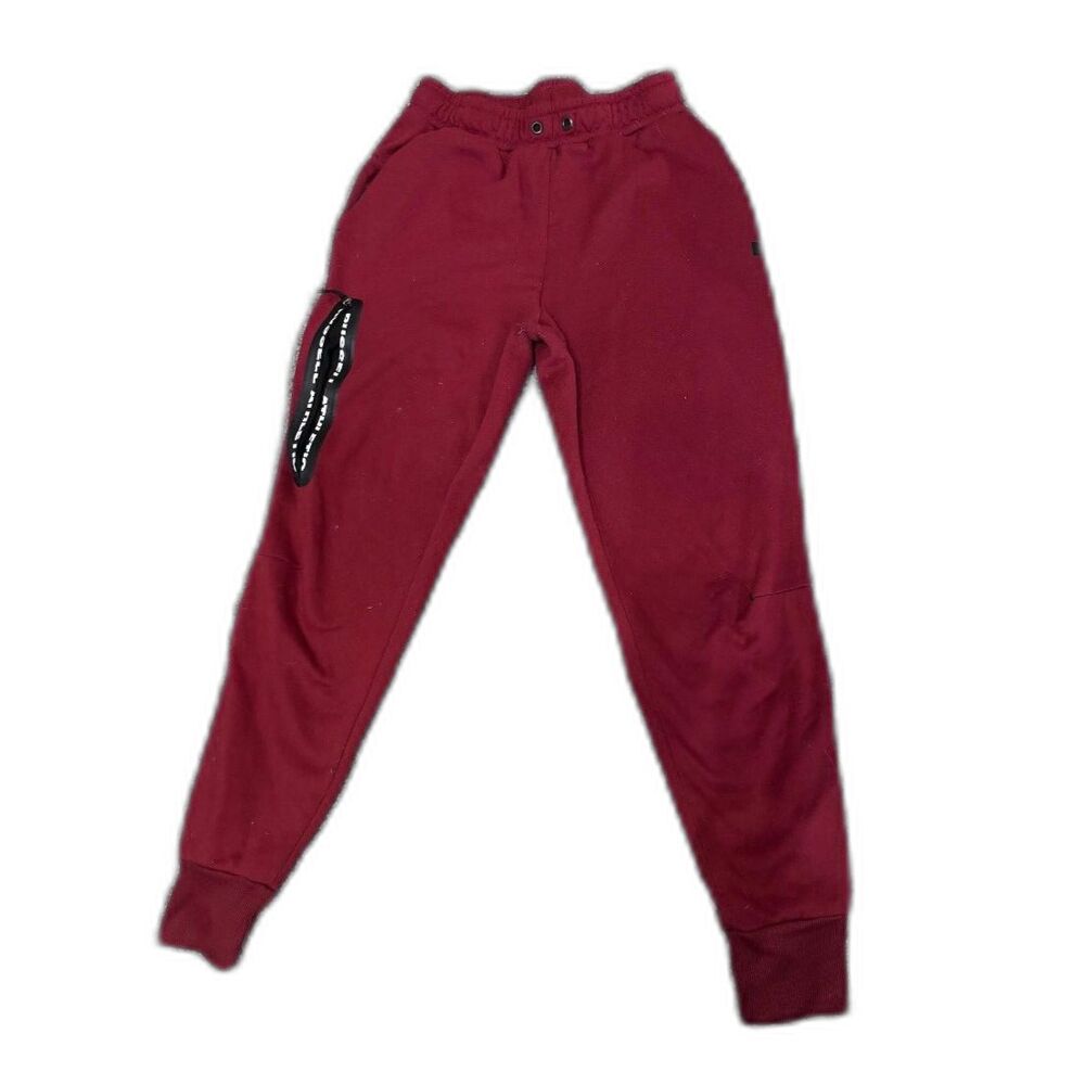 Russell Athletic maroon fleece jogger sweatpants M men's